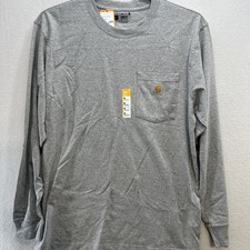 Carhartt Men's Loose Heavyweight Long-Sleeve Pocket TShirt Men's Medium