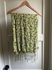Raj Shall Wrap Green Multi Color 72  X 27.5