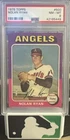 Nolan Ryan 1975 Topps #500 PSA 8 Beautiful card under graded! Rare! New label