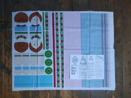 Vintage Womans Weekly TOPSY TURVY Doll Toy Cut & Sew Fabric Panel Jean ...