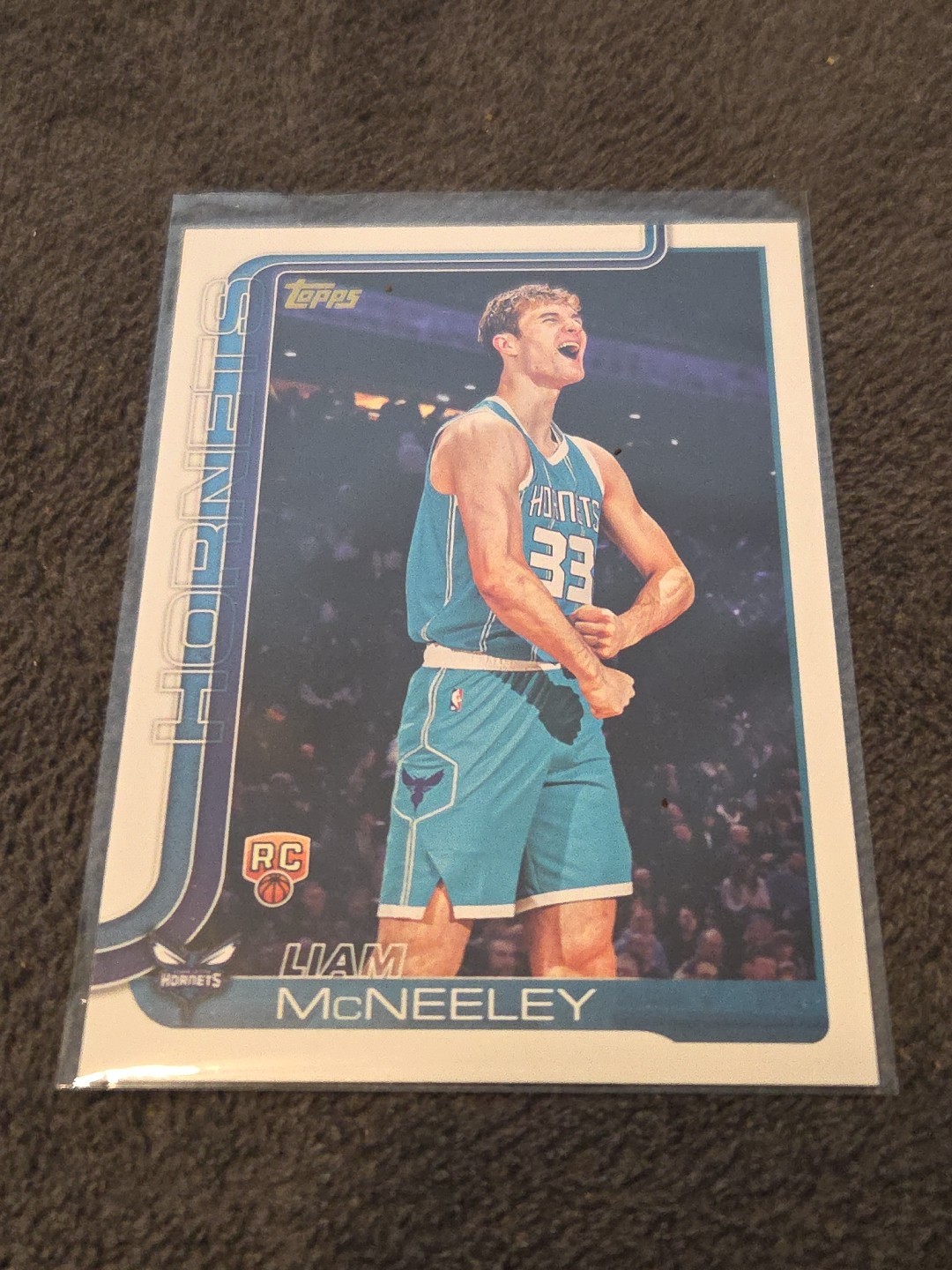 2025-26 Topps Basketball Liam McNeeley RC Golden Mirror Image Variation SSP #229