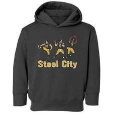 Steel City Players Graphic – Pittsburgh Sports Fans Toddler Hooded Sweatshirt