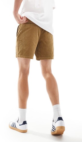 NUEVO CON ETIQUETAS Polo Ralph Lauren Dorado Caqui 6” CORDUROY Prepster Cordón Pantalones Cortos - Imagen 4 de 9