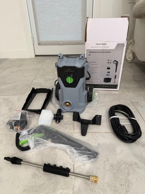 #ad Electric Pressure Washer Foam Cannon 4 Different Pressure Tips Power Washer $69.99