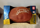 Jim Miller Autographed Leather Football when he was with the Chicago Bears #15