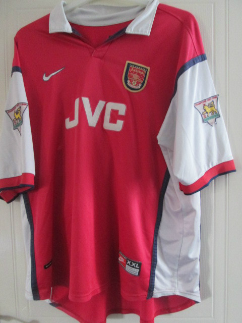 Arsenal 1998-1999 Home Football Shirt Size XXL no 9 /35515 | eBay UK
