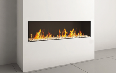 Ortal Lyric 140 Clear Front Facing Fireplace L140FR