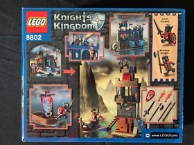 Lego #8802 Knight Kingdom Dark Fortress Landing New