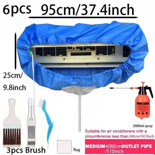 Suitable for 24000-36000 Btu Large Air Conditioning Water Cover Set Cleaner with - Picture 11 of 13