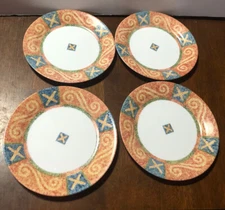 Corelle Plate Salad Desert  7 1/4" Sand Art  set 4 good used