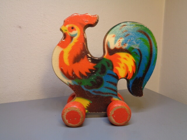 LEGO DENMARK VINTAGE 1950'S WOOD ROOSTER ULTRA RARE ITEM VERY GOOD CONDITION LEGO DENMARK VINTAGE 1950'S WOOD ROOSTER ULTRA RARE ITEM VERY GOOD CONDITION
