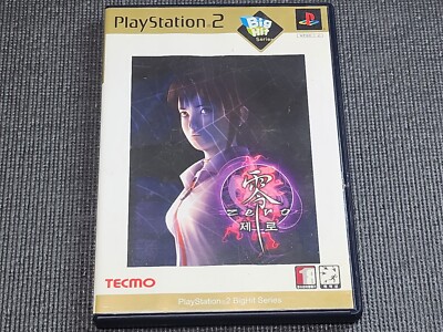 Sony PlayStation2 Fatal Frame Zero Big Hit Retro Game Korean Version PS2 Console