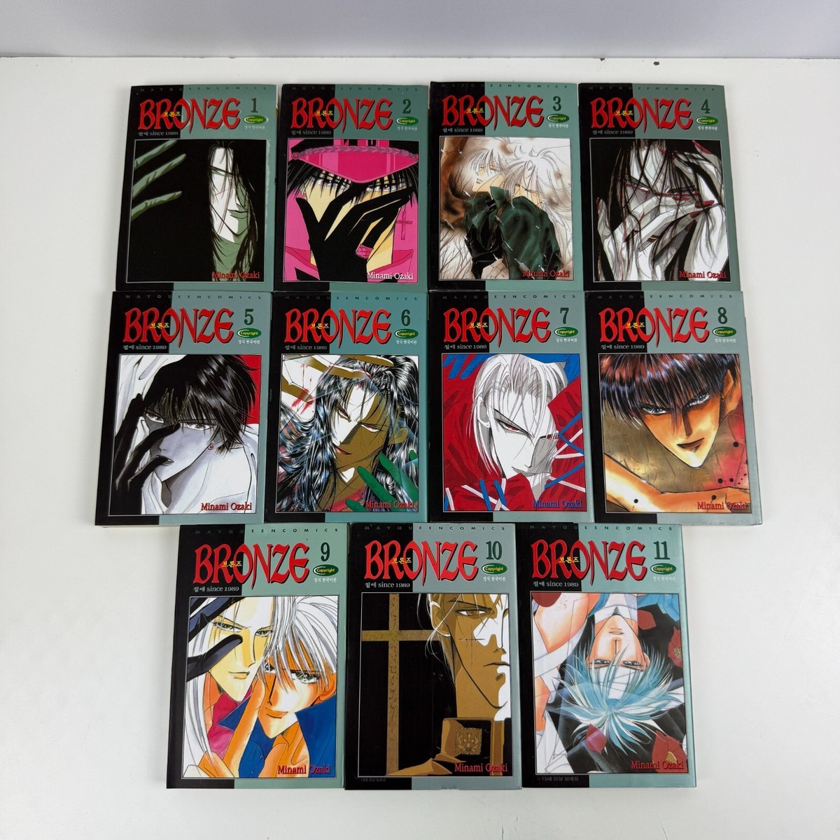 Lot of 11 Minami Ozaki Bronze Zetsuai 1989 Vol # 1 - 11 KOREAN