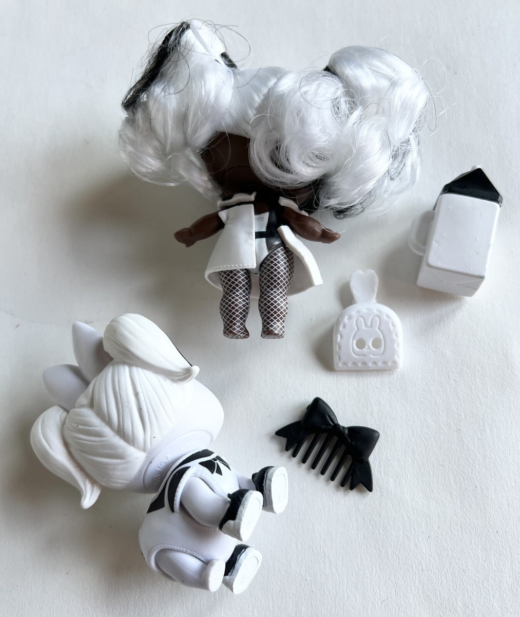 LOL Surprise Doll QT CUTIE BABY Yang Hop Bunny Lot HAIRGOALS YIN