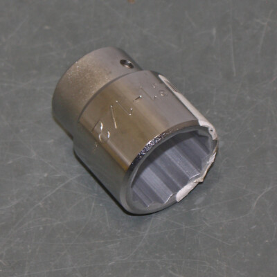 Proto 1-1/2'' Socket J5748, 1'' Square Hand Drive, 12-Point, Satin, Alloy Steel