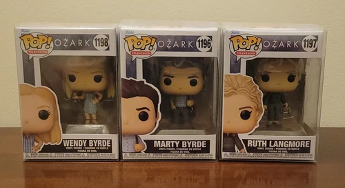 OZARK Funko Pop Set - Marty Wendy & Ruth NEW w/ Protectors