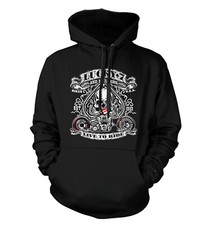 Lucky 7 Live To Ride - Motorcycle Bikes Booze Biker USA Unisex Hoodie
