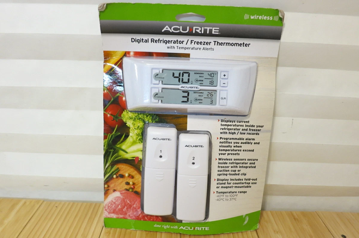 Acurite refrigerator thermometer online manual