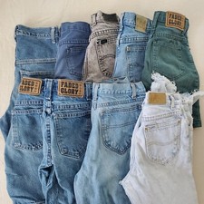 Vintage Kids Jeans Reseller Bundle Lot Kids 8 10 12 Shorts