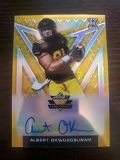 2020 Leaf Flash Autographs Orange #BAAO2 Albert Okwuegbunam /10