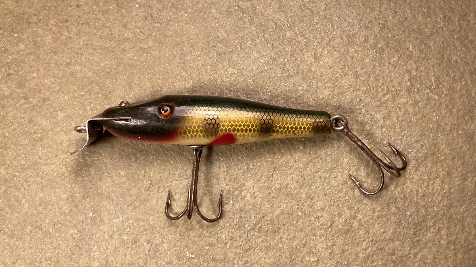 Creek Chub Pikie old wood fishing lure new in a NRA box glass eyes