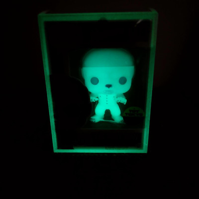 FUNKO POP THE WOLF MAN GITD TOY TOKYO #114 VAULTED + GITD PROTECTOR