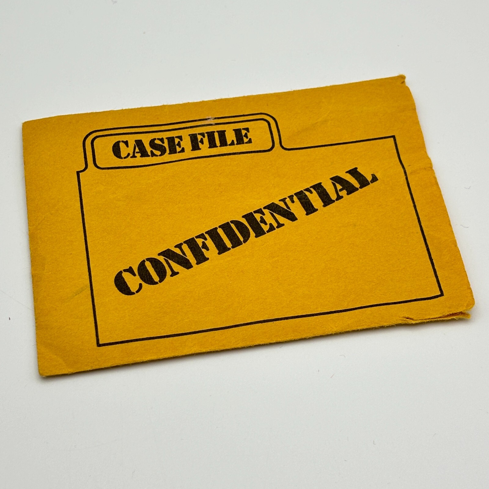 Clue Master Detective Case File Envelope 1988 Replacement Pieces Confidential
