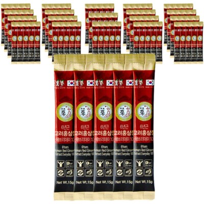 6 Jahre Korean Red Ginseng Everyday 15g x 30 Sticks Großpackung