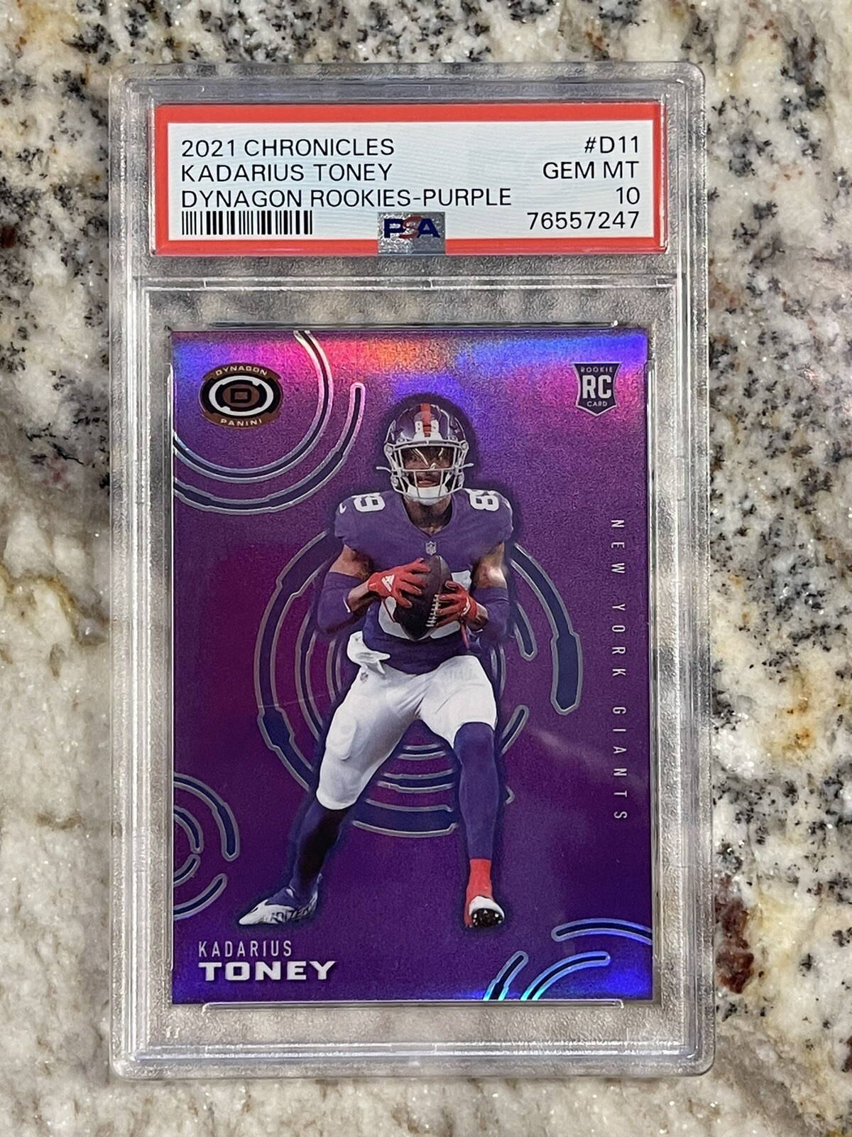 Kadarius Toney Panini Chronicles Dynagon Rookies #D11 Purple