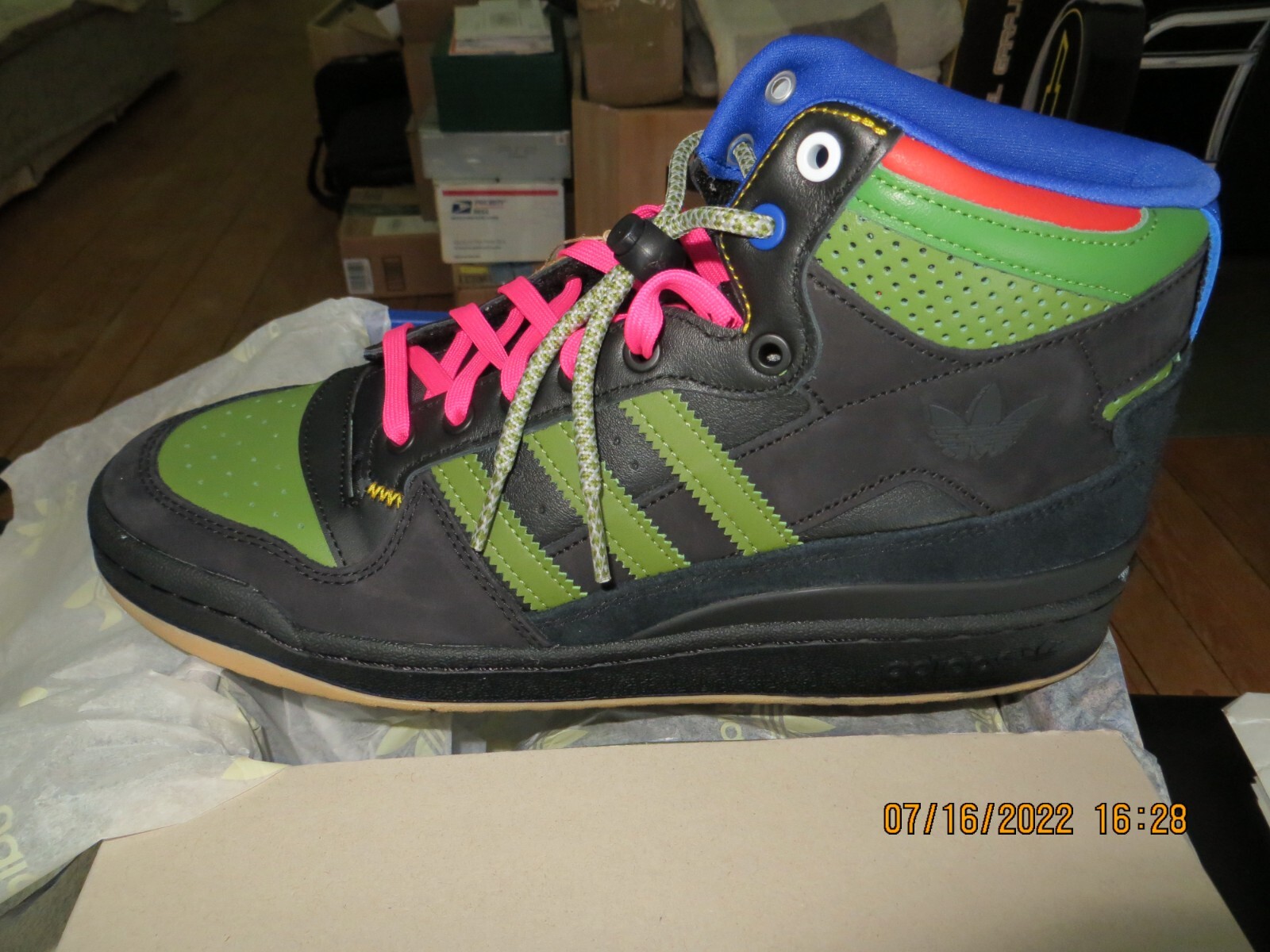 Adidas Forum Mid RT Hebru Brantley GZ4396 Size 11 image 5