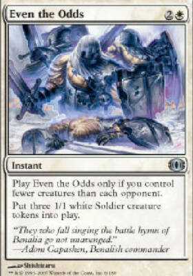 EVEN THE ODDS X4 4 4X Future Sight MTG Magic the Gathering Cards DJMagic
