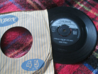 Gene Pitney  (I Wanna) Love My Life Away / I Laughed SUK Vinyl 7inch 45 single