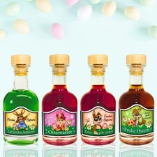 4er Set Mini Apotheker Osterwasser | Likör Schnaps lustig Kleinigkeit zu Ostern
