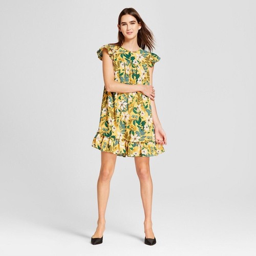Who What Wear Target Babydoll Yellow 