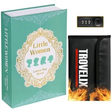 Little Women Book Safe with Combination Lock 9.5in Diversion Hidden Safe