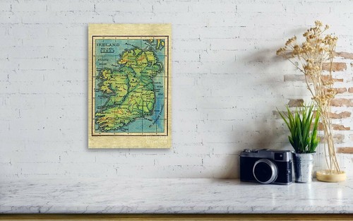 Irlanda 1906 Mapa Histórico Arte Impresión Póster Colgante de Pared Decoración del Hogar Genial Regalo - Imagen 2 de 9