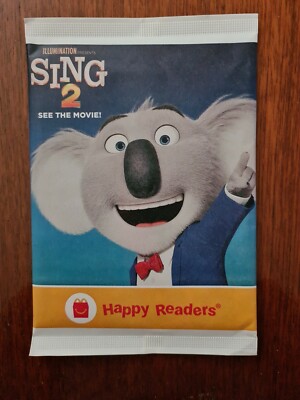 McDonalds Happy Meal Book - Sing 2
