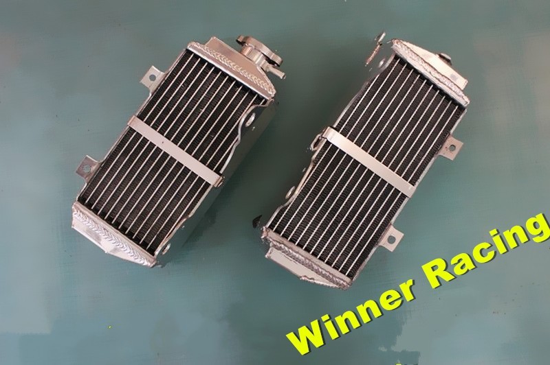 Unbranded Aluminum Radiator Set (Left+Right) For Honda CRF450R 2015-2016 – Mirror Polish
