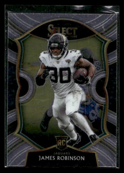 2020 Panini Select #88 James Robinson Rookie Jacksonville Jaguars