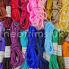 Barley Twist Cord Rope Trimming,Satin Braid Trim Upholstery Furnishings,25Colors