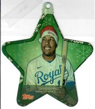 2021 Topps Holiday Mega Box Oversized MLB Star Ornament Die-Cut #WHO-SP Salvador