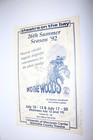 ORIGINAL Into The Woods poster directly from theater 17" x 11" w/numerous autos — photo 1