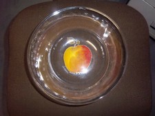 Obstschale aus Glas gebraucht