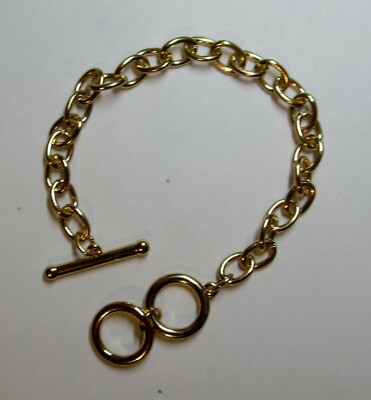 Charm Bracelet 7.50'' with Extender Toggle Clasp- Add Your Own Charms!