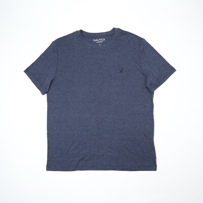 Nautica Men's Short Sleeve Crew Neck Sleep Tee Dark Blue Size M