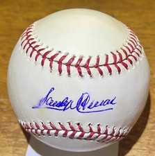 Sandy Alomar Sr Auto Autograph Beckett Certified OMLB Baseball Angels/Yankees