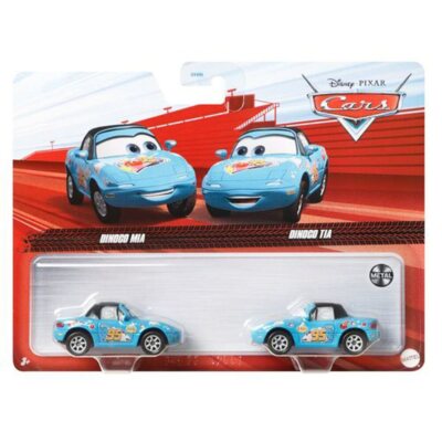 Disney CARS 2022 Metal Series Dinoco Mia & Tia Diecast 2 Pack