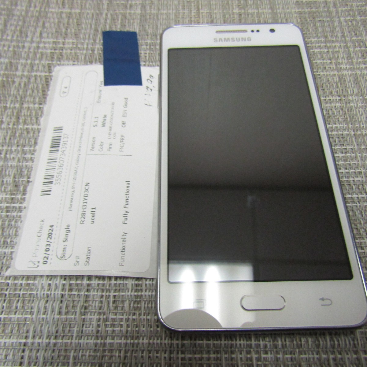 SAMSUNG GALAXY GRAND PRIME, 8GB (CRICKET) CLEAN ESN, WORKS, PLEASE