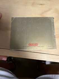 Zelda II Adventure of Link NES Gold Cart w/ Manual & Nintendo Hard Case