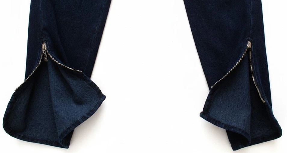 Belle Kim Gravel Pull On Jeans Blue Stretch Denim Ankle Pants Womens 22W (41X26) - Image 2 of 4